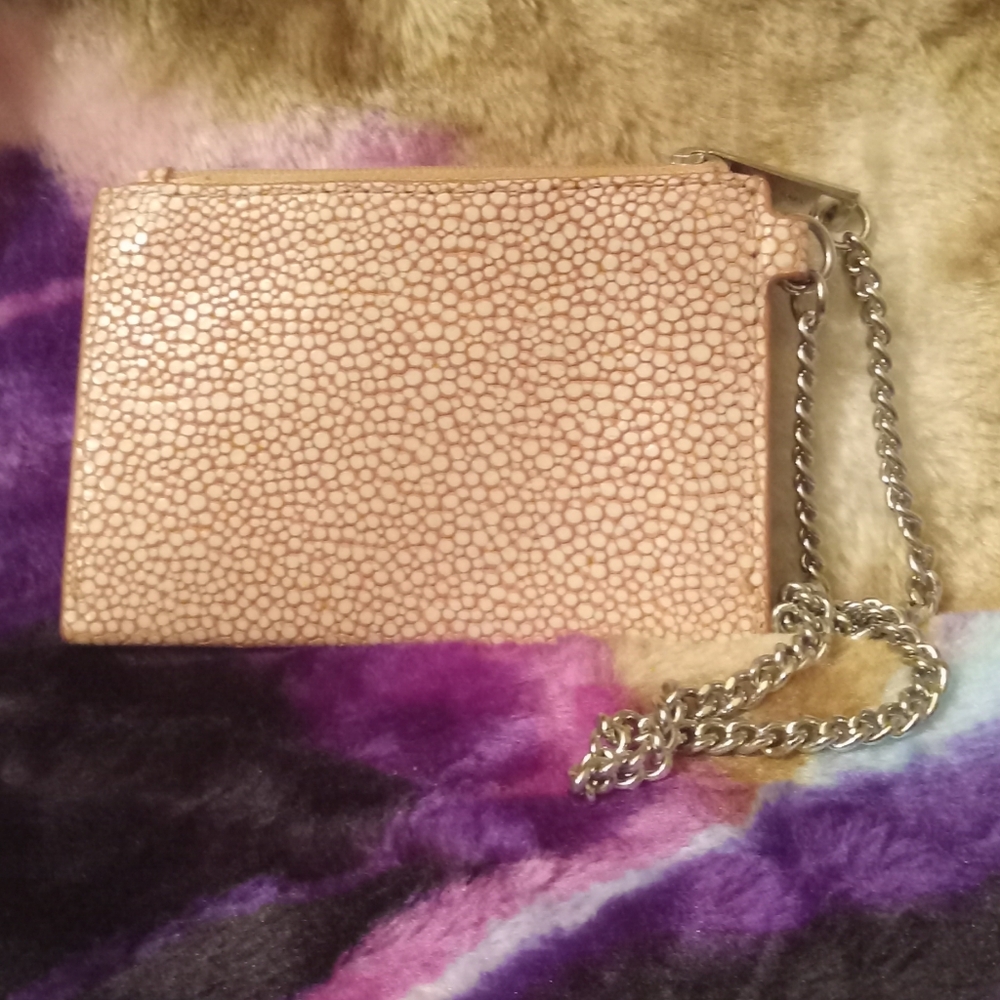 EUC Vintage Michael Kors Card Case Wristlet with Chain Strap